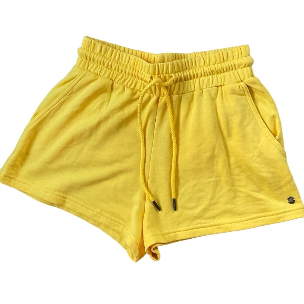 NWOT Roxy ‘Oceanside’ Sunshine Yellow Knit Shorts Size XS